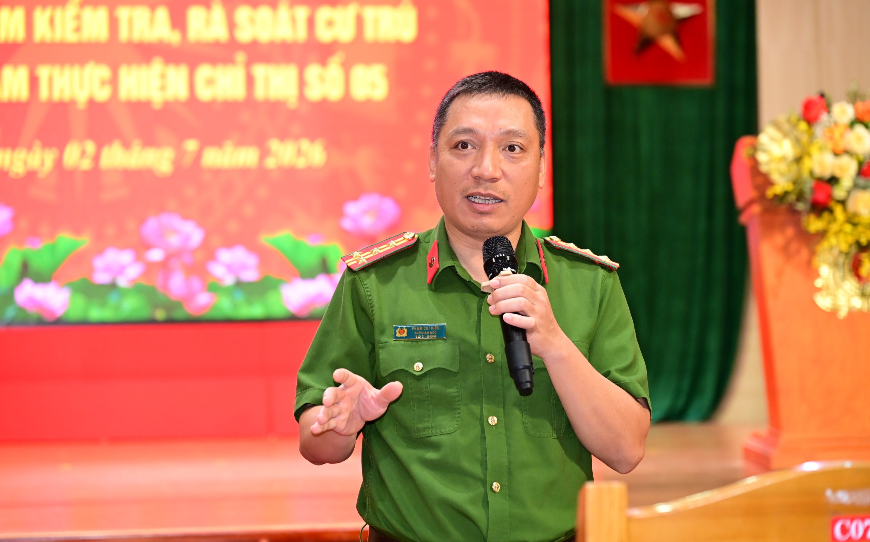 Tổng kết cao điểm kiểm tra, rà soát cư trú và sơ kết 1 năm thực hiện Chỉ thị 05 của Bộ trưởng Bộ Công an